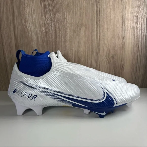 Nike Vapor Edge Pro 360 Low Football Cleats Men\'s Size White Blue CV6345-107 Nike Vapor Edge Pro 360 Low Football Cleats Men main image 4
